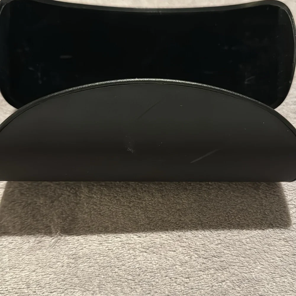 Armani Exchange AX Large Case for Glasses Sunglasses Black Hard‎ Clam She…